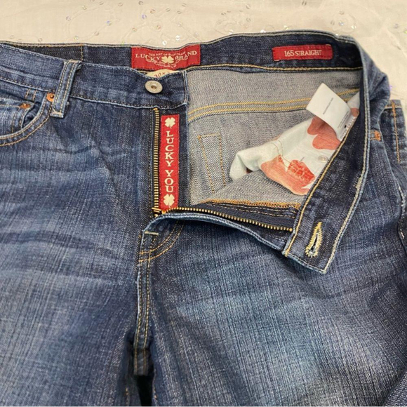 Lucky Brand Men’s 165 Straight Medium Wash Jeans Size 30 x 32 - Picture 4 of 9